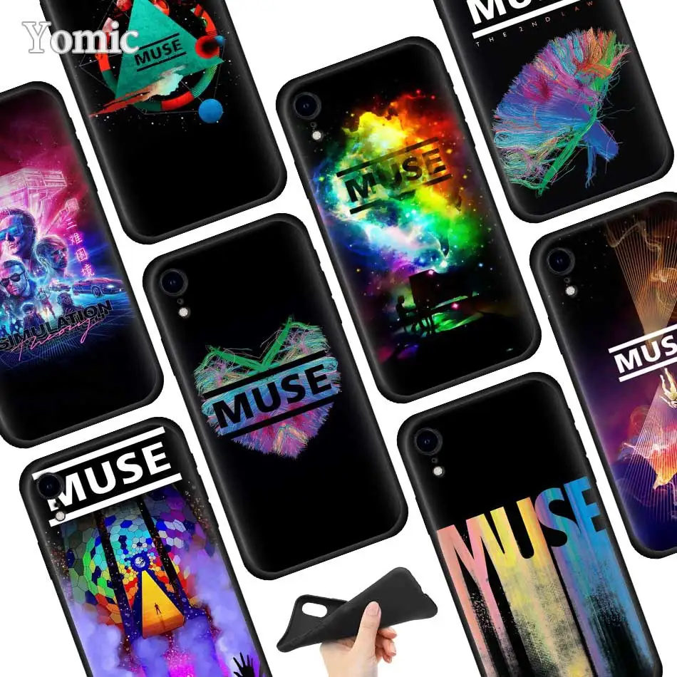 muse band Black Soft Case for Apple iPhone XR 7 8 6 6S Plus X XS MAX 5 5E 5S Silicone Phone Case Cover
muse band Black Soft Case for Apple iPhone XR 7 8 6 6S Plus X XS MAX 5 5E 5S Silicone Phone Case Cover