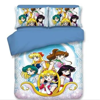 Japanese Anime Character Sailor Moon Duvet Cover Twin Full Queen King Single Double Size Bedding for Girls Dormitory Bedroom
Japanese Anime Character Sailor Moon Duvet Cover Twin Full Queen King Single Double Size Bedding for Girls Dormitory Bedroom