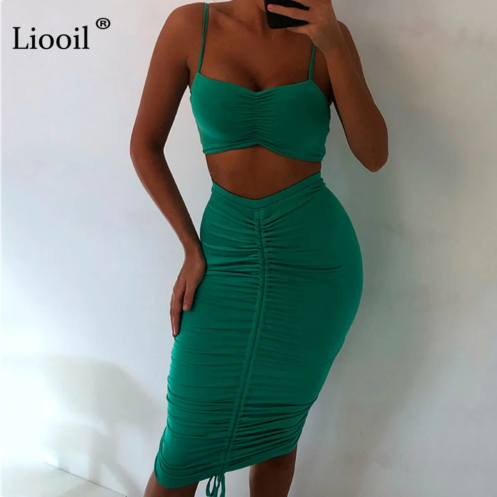 Liooil Two Piece Sexy Draped Dress Club Wear Spaghetti Strap High Waist Midi Dress Hollow Out Strapless Lace-Up Party Dresses
Liooil Two Piece Sexy Draped Dress Club Wear Spaghetti Strap High Waist Midi Dress Hollow Out Strapless Lace-Up Party Dresses