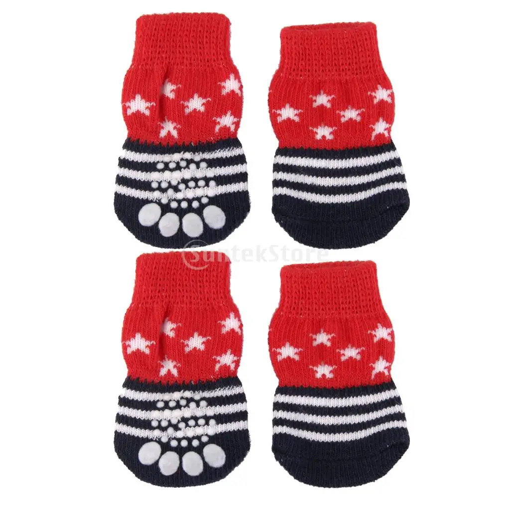 Pet Dog Puppy Shoes Slippers Non-Slip Socks Shoelace Pattern w/ Paw Prints Free Shipping
Pet Dog Puppy Shoes Slippers Non-Slip Socks Shoelace Pattern w/ Paw Prints Free Shipping