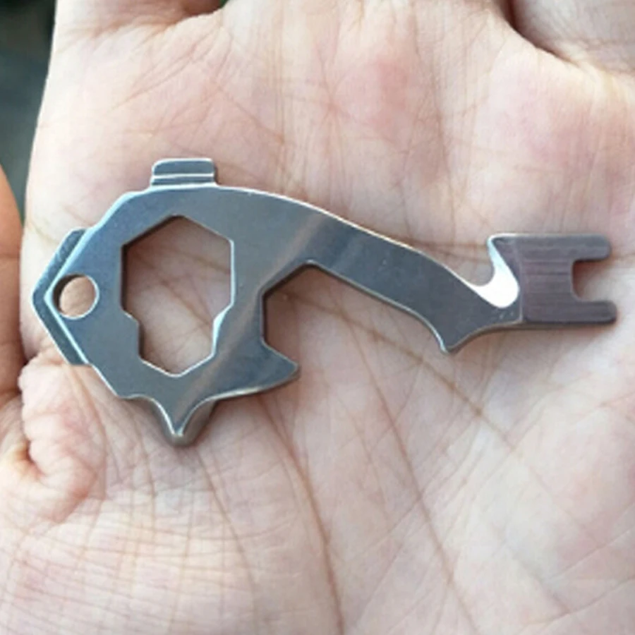 Outdoor EDC Camping Equipment Stainless Steel Multi-function Portable Tool 20-in-1 Multi-Tool Keytool Keychain FW161
Outdoor EDC Camping Equipment Stainless Steel Multi-function Portable Tool 20-in-1 Multi-Tool Keytool Keychain FW161