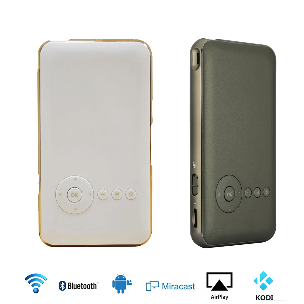 Карманный мини проектор Salange T06 Android 7 1 Wi Fi Bluetooth умный портативный встроенный