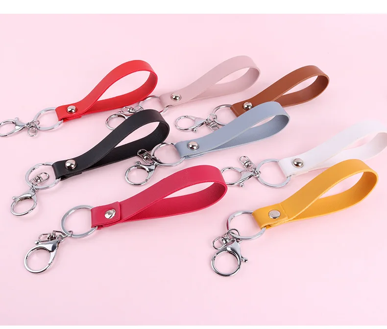 2019 DIY Handmade Wrist Strap Key Holder Artificial Leather Rope PU Keychain Men Women Key Chain Handbag Car Key Holder Keyring
2019 DIY Handmade Wrist Strap Key Holder Artificial Leather Rope PU Keychain Men Women Key Chain Handbag Car Key Holder Keyring