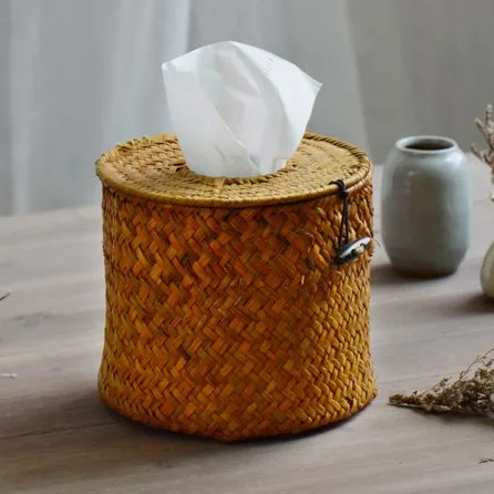 NEW!Rural Style Round Nature Straw Dining Table Napkin Holder Tissue Box Environment_friendly Paper Box Storage Case Hot!
NEW!Rural Style Round Nature Straw Dining Table Napkin Holder Tissue Box Environment_friendly Paper Box Storage Case Hot!