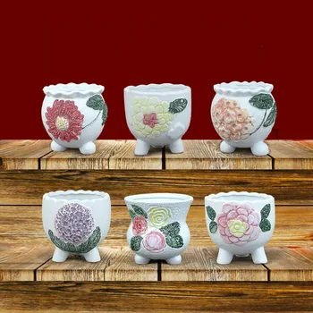 High Quality Ceramic Flowre Pot Temperature Fambe Creative Snow Glaze with Flower pots
High Quality Ceramic Flowre Pot Temperature Fambe Creative Snow Glaze with Flower pots