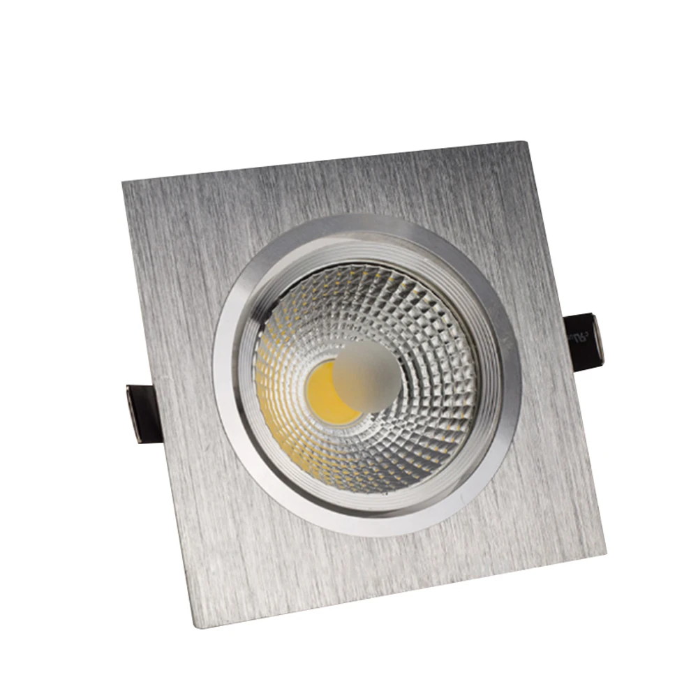 Square Bright Recessed LED Dimmable Square Downlight COB 7W 9W 12W LED Spot light decoration Ceiling Lamp AC 110V 220V
Square Bright Recessed LED Dimmable Square Downlight COB 7W 9W 12W LED Spot light decoration Ceiling Lamp AC 110V 220V