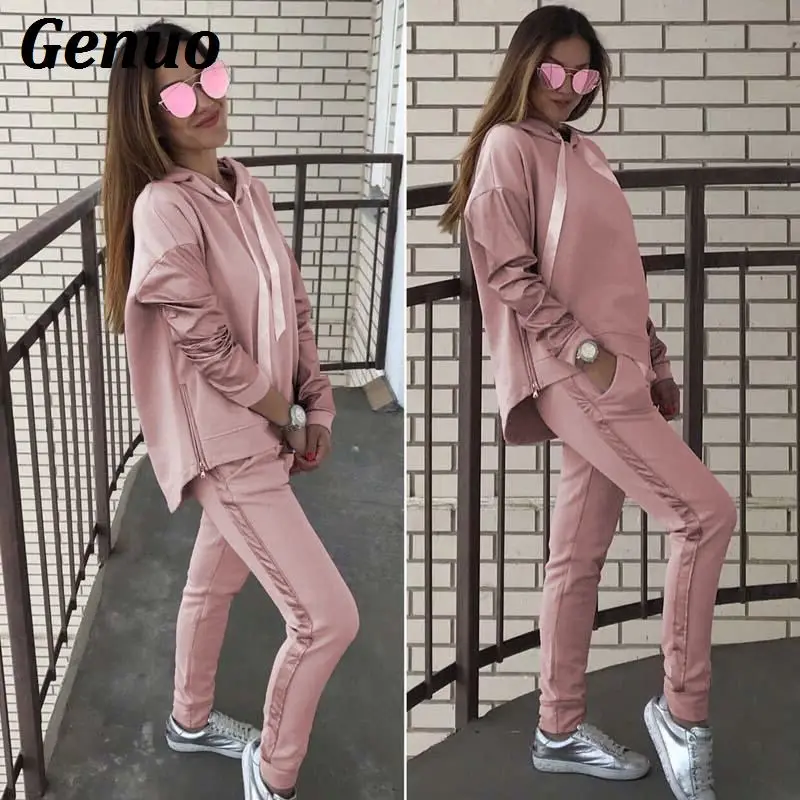 Genuo Women Two Piece Set Casual Patchwork Tracksuit Hoodies Top and Pant Set Female Loose Sportswear Autumn 2 Piece Set Outfits
Genuo Women Two Piece Set Casual Patchwork Tracksuit Hoodies Top and Pant Set Female Loose Sportswear Autumn 2 Piece Set Outfits