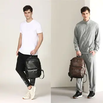 2019 New Brand Waterproof Laptop Backpack Men Leather Backpacks For Teenager Men Casual Daypacks Mochila Male
2019 New Brand Waterproof Laptop Backpack Men Leather Backpacks For Teenager Men Casual Daypacks Mochila Male