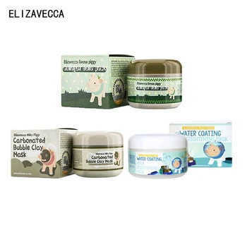 ELIZAVECCA Facial Mask Green Piggy Collagen Jella Pack / Milky Piggy Carbonated Bubble Clay Mask / Aqua Brightening Mask
ELIZAVECCA Facial Mask Green Piggy Collagen Jella Pack / Milky Piggy Carbonated Bubble Clay Mask / Aqua Brightening Mask