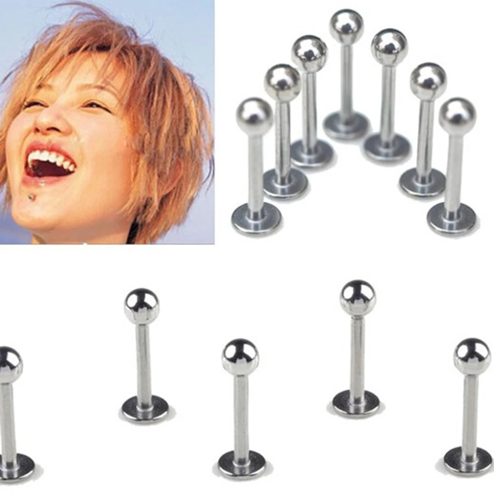 1 PC men women ear bone piercings lip pircings labret stainless steel silver gold black pink blue body jewelry
1 PC men women ear bone piercings lip pircings labret stainless steel silver gold black pink blue body jewelry