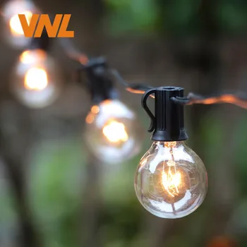 VNL 25Ft G40 Bulb Globe String Lights with Clear Bulb Backyard Patio Lights Vintage Bulbs Decorative Outdoor Garland Wedding
VNL 25Ft G40 Bulb Globe String Lights with Clear Bulb Backyard Patio Lights Vintage Bulbs Decorative Outdoor Garland Wedding