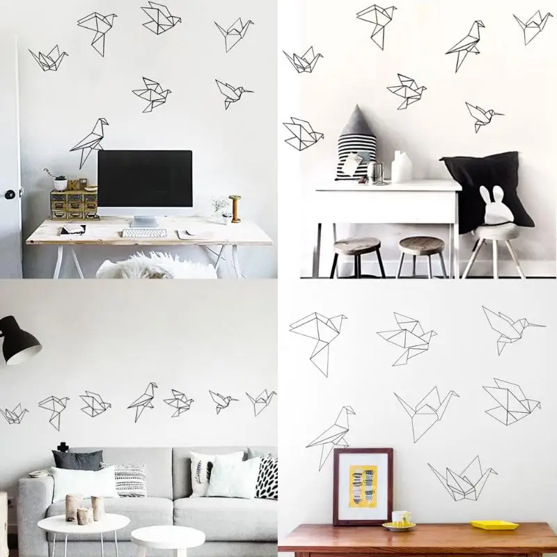Nordic Style Geometric Origami /Hill /Rabbit Wall Stickers Decals DIY Paste Process Overview Wall Sticker Living Room Home Decor
Nordic Style Geometric Origami /Hill /Rabbit Wall Stickers Decals DIY Paste Process Overview Wall Sticker Living Room Home Decor