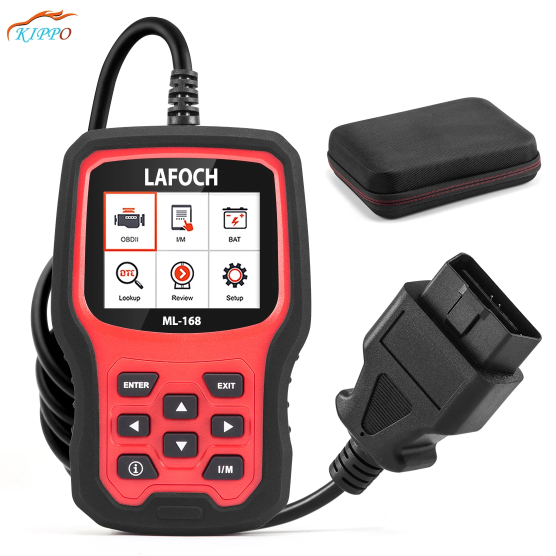 KIPPO Enhance Diagnostic Engine Battery Code Reader obd2 ML-168 O2 MAF Universal professional obd2 automotive launch
KIPPO Enhance Diagnostic Engine Battery Code Reader obd2 ML-168 O2 MAF Universal professional obd2 automotive launch