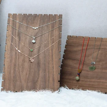 Black Walnut Solild Wood Necklace Chain Pendant Display Holder Bracelets Display Stand
Black Walnut Solild Wood Necklace Chain Pendant Display Holder Bracelets Display Stand