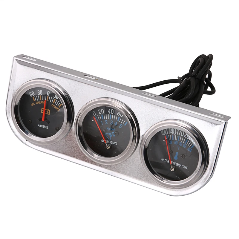 New 1pcs Mechanical Trio Gauge Set 2" Auto 3 Volt Meter Water Temp Oil Pressure With Panel Dash Mount Gauge Car Sets Dash Panels
New 1pcs Mechanical Trio Gauge Set 2" Auto 3 Volt Meter Water Temp Oil Pressure With Panel Dash Mount Gauge Car Sets Dash Panels
