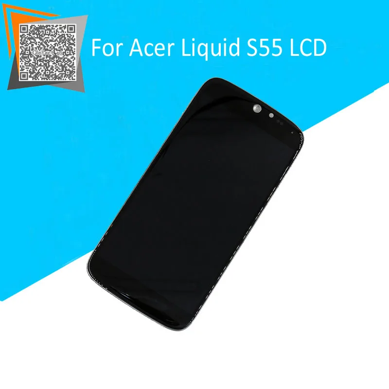 

Original&NEW For Acer Liquid Jade S55 LCD Display Touch Screen Assembly Cell Phone Replacement Parts with LOGO