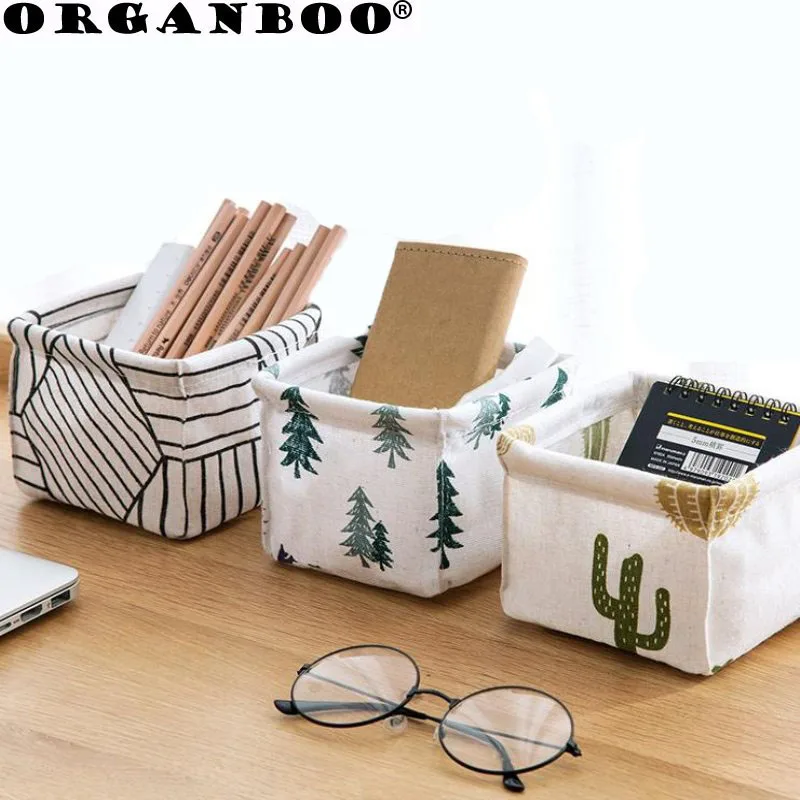 ORGANBOO Cotton and linen desktop storage basket desk stationery storage basket dressing table cosmetic debris finishing basket
ORGANBOO Cotton and linen desktop storage basket desk stationery storage basket dressing table cosmetic debris finishing basket