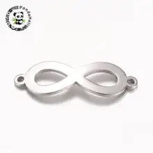 201 Stainless Steel Links, Infinity, Stainless Steel Color, 28.5x9.5x1mm, Hole: 1.5mm
201 Stainless Steel Links, Infinity, Stainless Steel Color, 28.5x9.5x1mm, Hole: 1.5mm