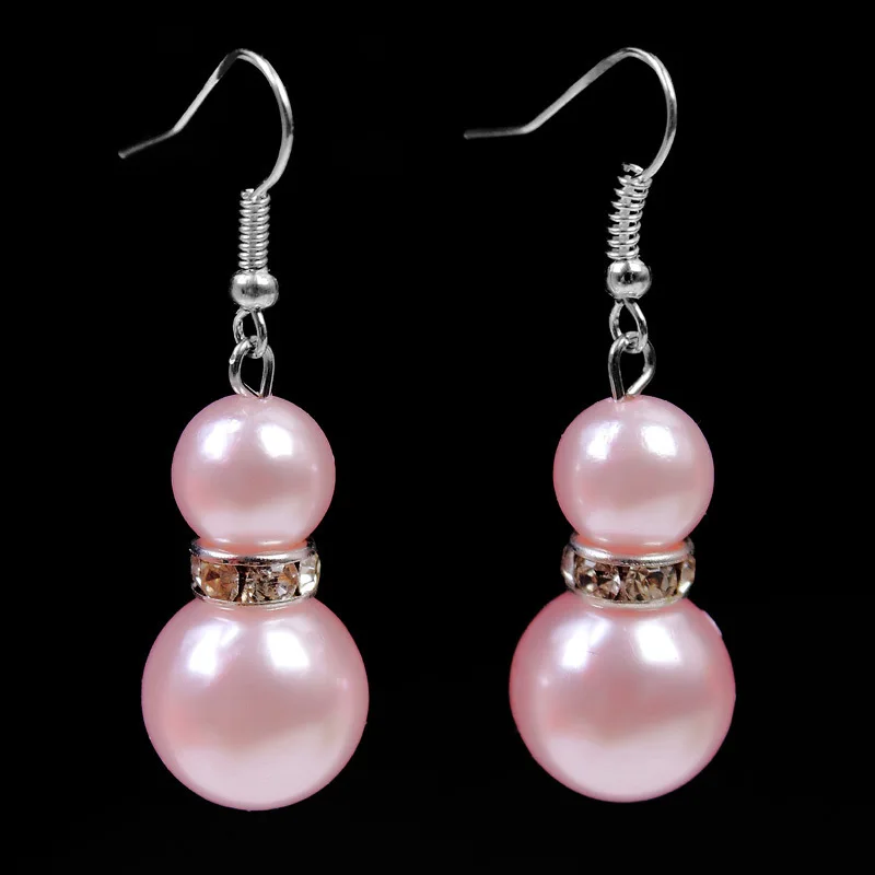 1 pair Fashion gold Pearl white and pink chandelier bohemia elegant Womens drop dangle earrings free shipping
1 pair Fashion gold Pearl white and pink chandelier bohemia elegant Womens drop dangle earrings free shipping