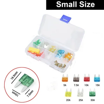 Auto Small Size Blade Fuse 70pcs Assortment Set for Car Truck Motor ATM Box, Add-A-Circuit Fuse Holder, APS ATT LOW PROFILE ATM
Auto Small Size Blade Fuse 70pcs Assortment Set for Car Truck Motor ATM Box, Add-A-Circuit Fuse Holder, APS ATT LOW PROFILE ATM