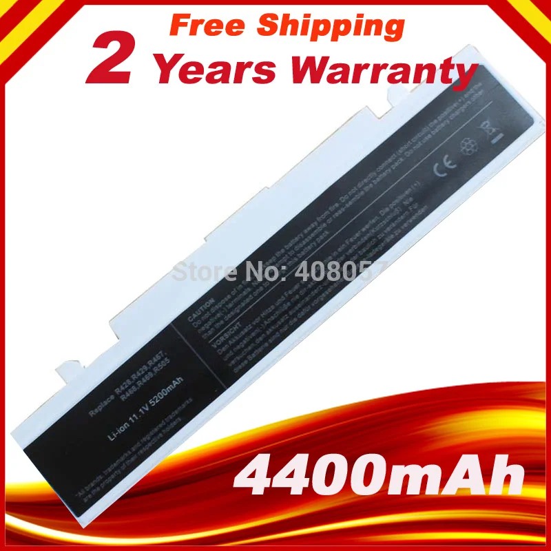 White battery For Samsung R540 aa pb9nc6b R428 R429 R468 R730 R519 R430 R438 R458 R517 R519 R520 R620 R718 R720 R780 NP Series
White battery For Samsung R540 aa pb9nc6b R428 R429 R468 R730 R519 R430 R438 R458 R517 R519 R520 R620 R718 R720 R780 NP Series
