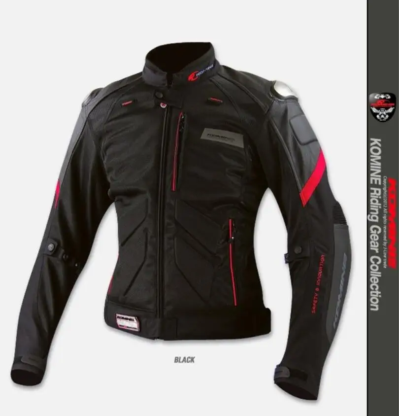 Komine JK036 TITANIUM Motorcycle Jacket Men Leather Motocross Motorbike Clothes Neck Protector Racing Suits Protective gear
Komine JK036 TITANIUM Motorcycle Jacket Men Leather Motocross Motorbike Clothes Neck Protector Racing Suits Protective gear