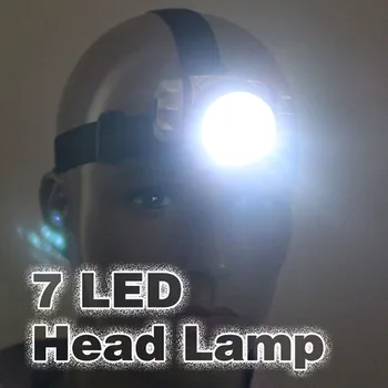 Hot selling 7 LED Headlamp headlight 3 Mode Energy Saving Outdoor Sports Camping Fishing Head Lamp LED Flashlights Black HR
Hot selling 7 LED Headlamp headlight 3 Mode Energy Saving Outdoor Sports Camping Fishing Head Lamp LED Flashlights Black HR