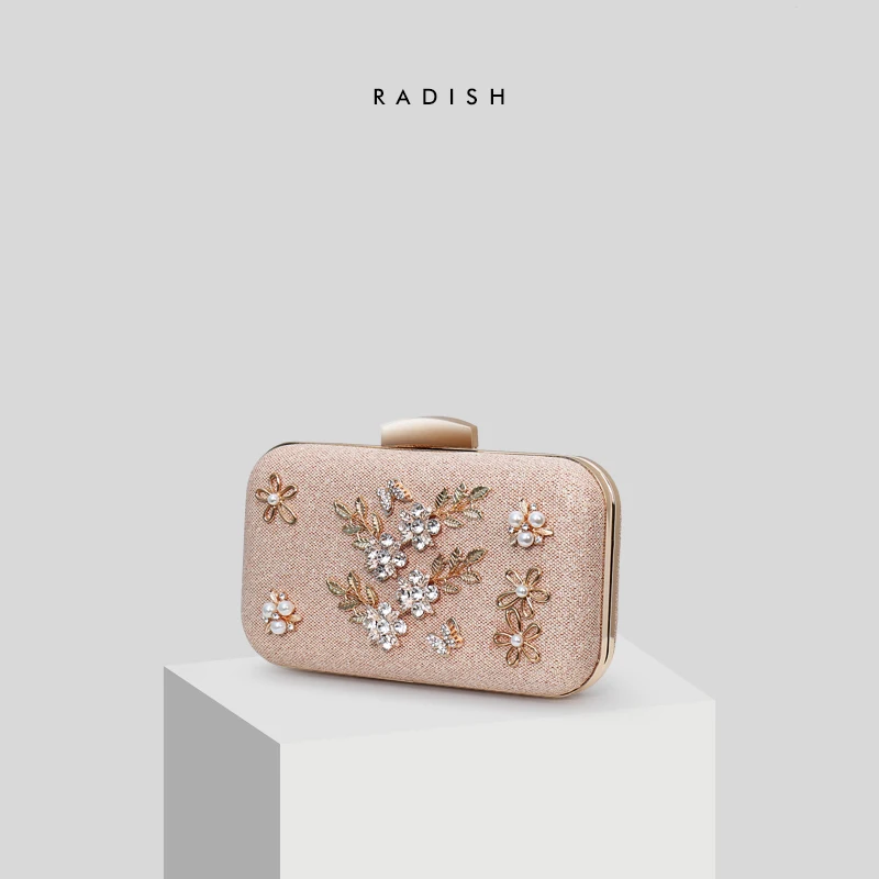 RADISH Crystal & Beaded Patchwork Ladies Temperament Hand Bags Wedding Dress Party Dinner Clutches Bag
RADISH Crystal & Beaded Patchwork Ladies Temperament Hand Bags Wedding Dress Party Dinner Clutches Bag