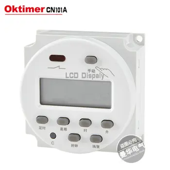 OKtimer CN101A 220V 110V 24V 12V Digital LCD Power Timer Programmable Time Switch Relay 16A timer
OKtimer CN101A 220V 110V 24V 12V Digital LCD Power Timer Programmable Time Switch Relay 16A timer