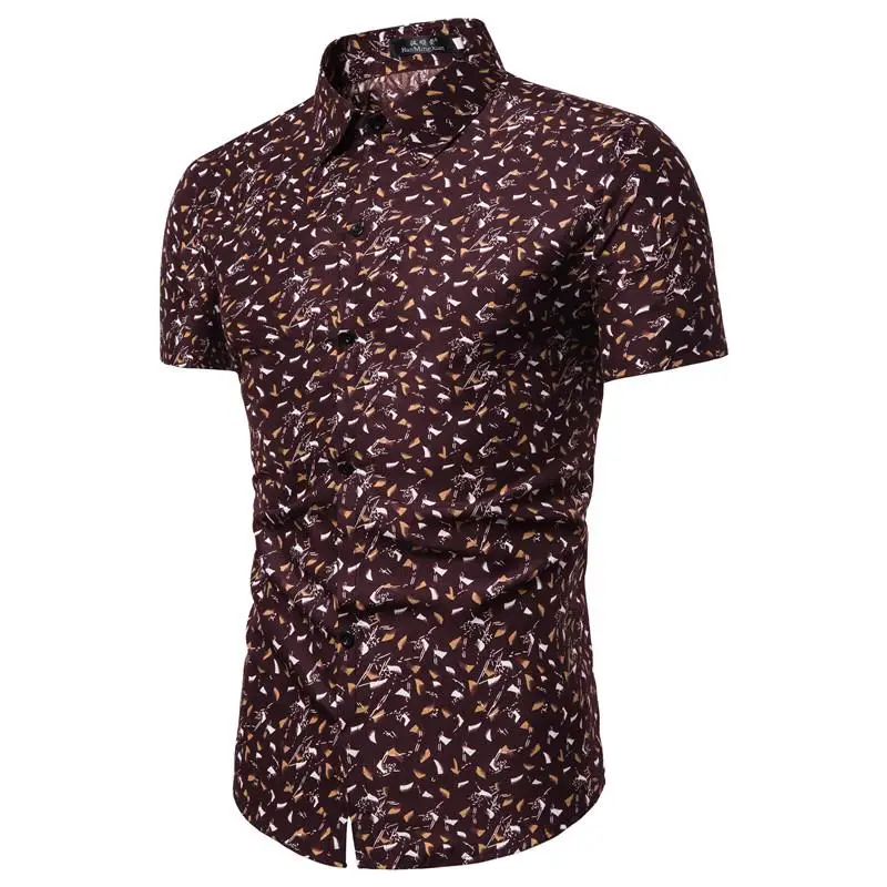 Fashion Floral Mens Shirts Short sleeves Hawaiian style Casual Blouse Men's clothing Social Shirt for Men Slim fit New
Fashion Floral Mens Shirts Short sleeves Hawaiian style Casual Blouse Men's clothing Social Shirt for Men Slim fit New