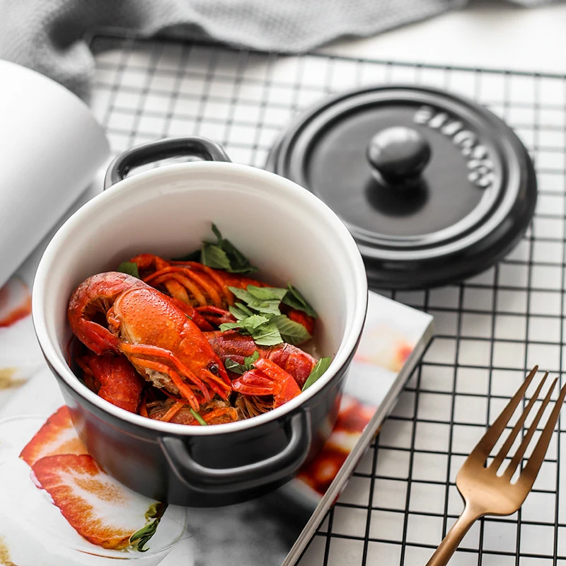 Lovely Ceramic Stew Pot With Lid Salad Dessert Bowl Nordic Cake Pudding Baking Mold Children Steamed Egg Bowls Food Container
Lovely Ceramic Stew Pot With Lid Salad Dessert Bowl Nordic Cake Pudding Baking Mold Children Steamed Egg Bowls Food Container