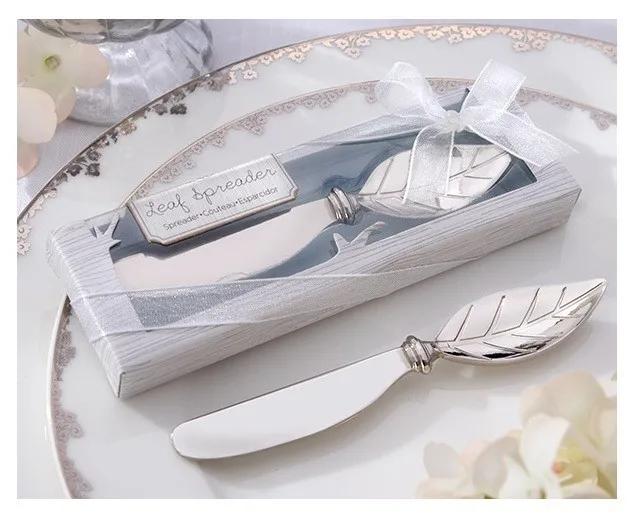DHL-free-shipping-100pcs-lot-spread-the-love-stainless-steel-maple-leaf-butter-knife-wedding-favors