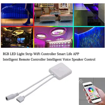 RGB LED Light Strip WiFi Controller Smart Life APP Intelligent Remote Controller Intelligent Voice Speaker Control
RGB LED Light Strip WiFi Controller Smart Life APP Intelligent Remote Controller Intelligent Voice Speaker Control