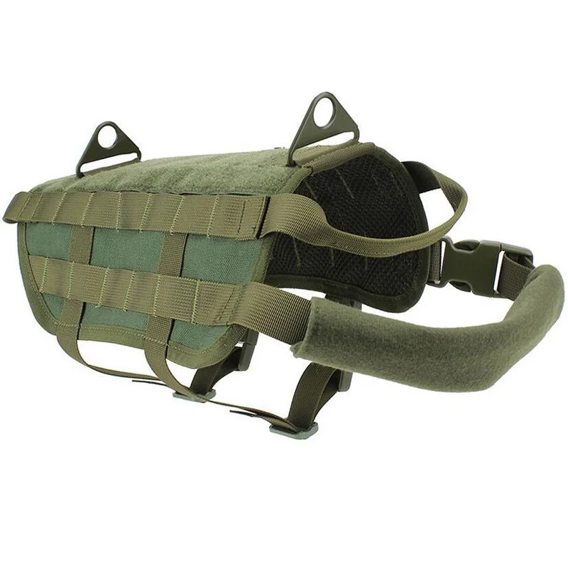 Tactical Dog Harness Pet Military Training Hunting Nylon Molle Vest Service Dog Harness And Leash Set For Dogs Accessories
Tactical Dog Harness Pet Military Training Hunting Nylon Molle Vest Service Dog Harness And Leash Set For Dogs Accessories