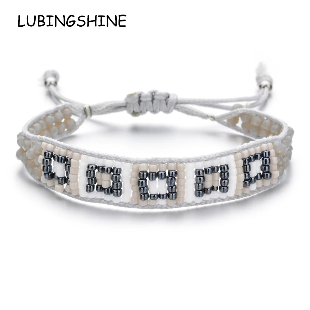 Woman Men Handmade Bohemia Weave Adjustable Rope Chain Seed Beads Charms Bracelets Wristband Fashion Friendship Jewelry Gift
Woman Men Handmade Bohemia Weave Adjustable Rope Chain Seed Beads Charms Bracelets Wristband Fashion Friendship Jewelry Gift