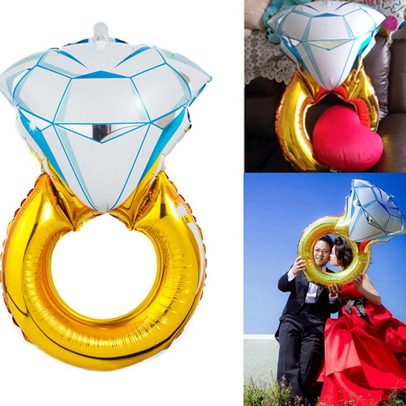 1Pcs new Diamond Wedding Ring Engagement Foil Balloons Wedding Festival decorated aluminum balloons Wholesale
1Pcs new Diamond Wedding Ring Engagement Foil Balloons Wedding Festival decorated aluminum balloons Wholesale