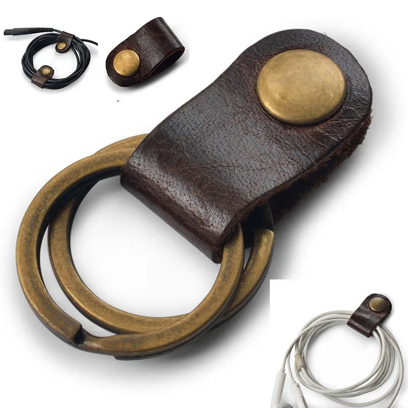 Leather Headphone Earphone Earbud Cable Tie Cord Wrap Winder Organizer Holder in Car
Leather Headphone Earphone Earbud Cable Tie Cord Wrap Winder Organizer Holder in Car