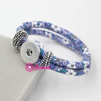 20pcs/lot New 4 Color Flower Flower Printed PU Leather Bracelet for Interchangeable Snap Bracelet Jewelry Bijoux
20pcs/lot New 4 Color Flower Flower Printed PU Leather Bracelet for Interchangeable Snap Bracelet Jewelry Bijoux