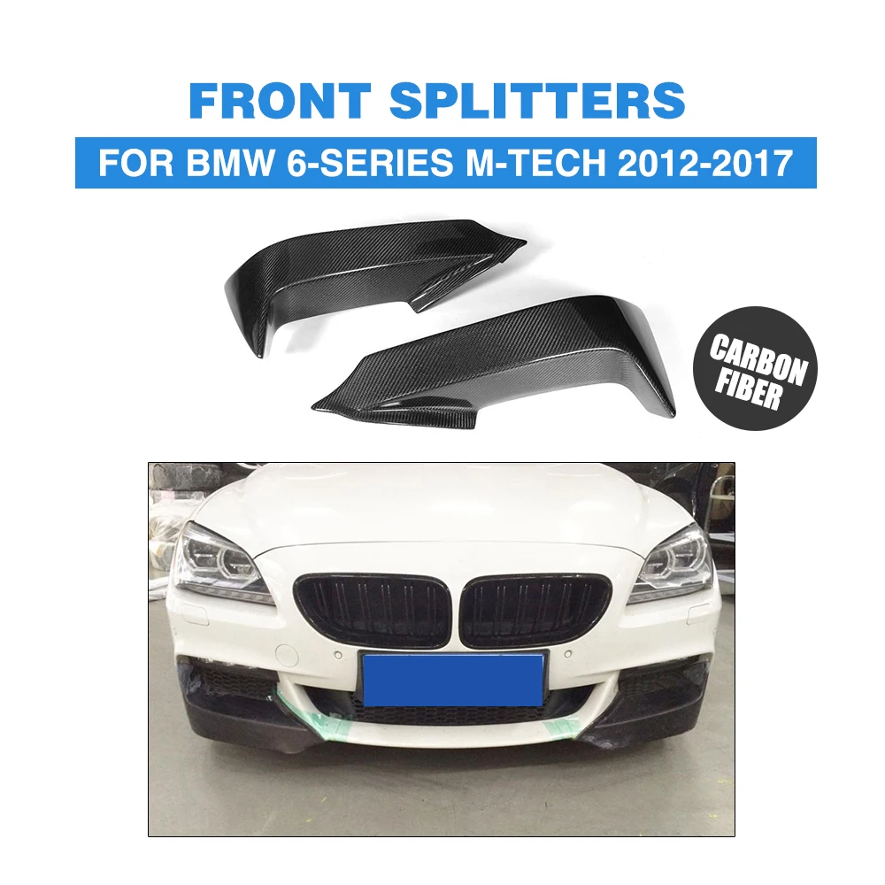 Carbon Fiber Front Bumper Lip Splitters P Style For BMW 6 Series F06 F12 F13 M-Sport M-Tech Bumper 2012-2017
Carbon Fiber Front Bumper Lip Splitters P Style For BMW 6 Series F06 F12 F13 M-Sport M-Tech Bumper 2012-2017