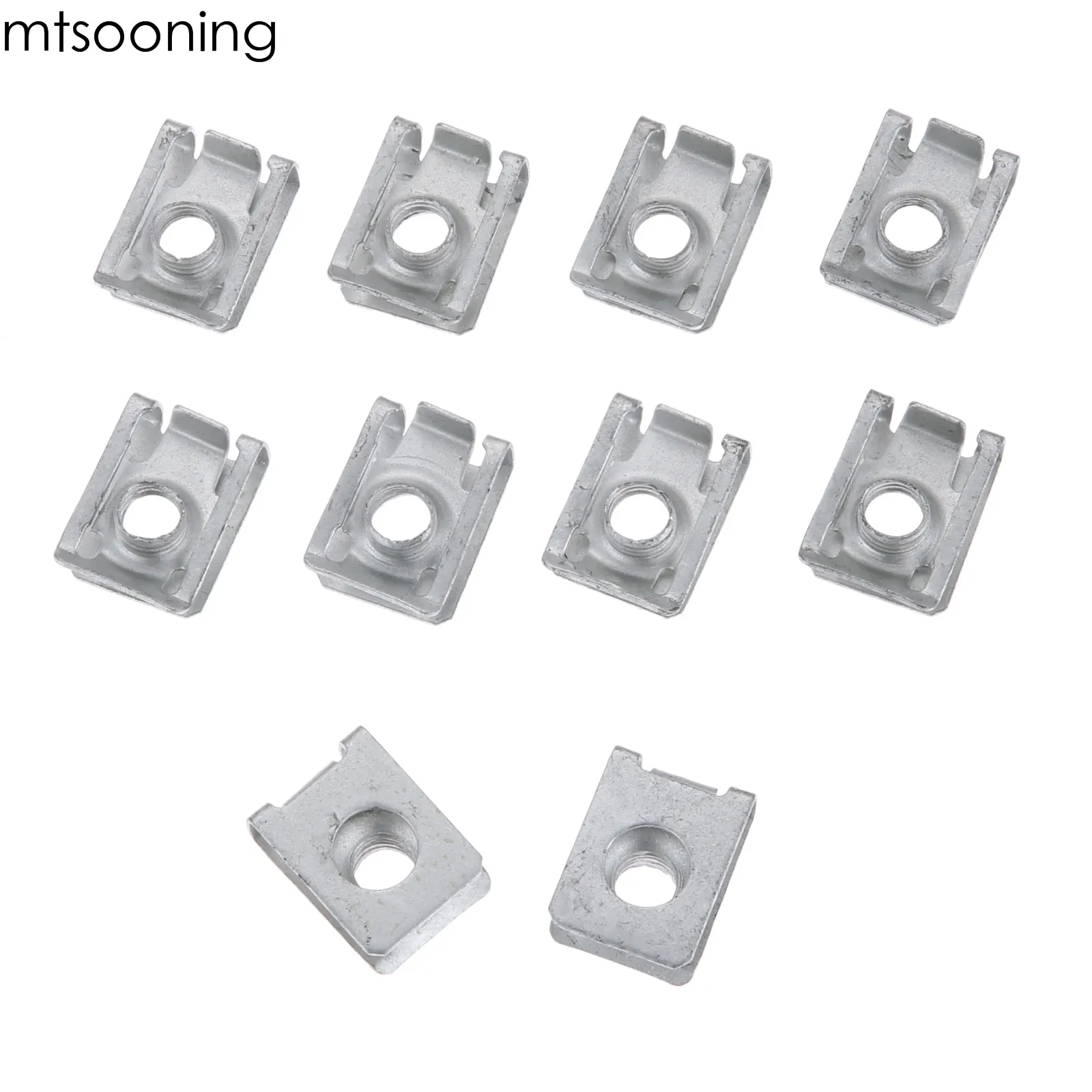 Mtsooning 20Pcs Auto Clips M5 Universal Clips for Car Motor Tread Panel Spire Nut Fairing Clip Fastener Speed Zinc Mounting Clamp