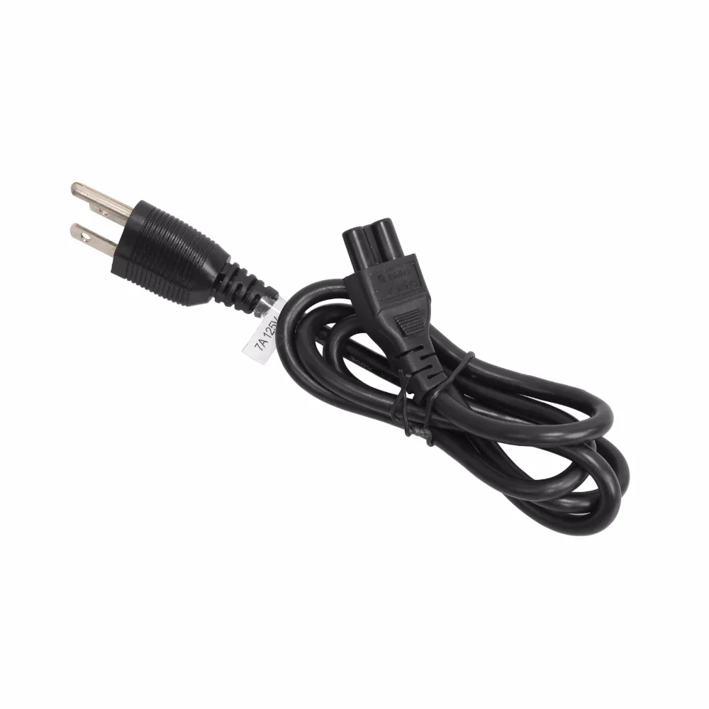 Lead Cord C5 Cloverleaf 3 Pin UK EU US Plug Power Cable Adapter Cable Cord For Video Light Laptop (2)