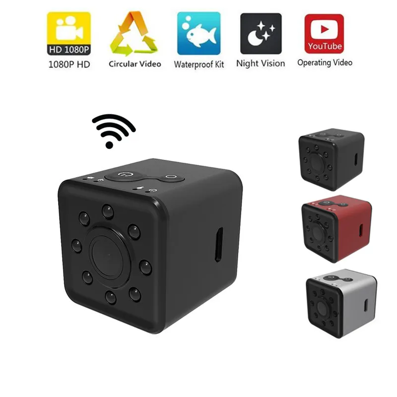 Original Mini Cam WIFI Camera SQ13 SQ11 SQ12 FULL HD 1080P Night Vision Waterproof shell CMOS Sensor Recorder Camcorder Micro
Original Mini Cam WIFI Camera SQ13 SQ11 SQ12 FULL HD 1080P Night Vision Waterproof shell CMOS Sensor Recorder Camcorder Micro