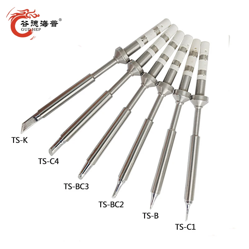 Gudhep TS100 Soldering Tips Replacement welding Tips Knife Type, Conical Type, Chisel Type
Gudhep TS100 Soldering Tips Replacement welding Tips Knife Type, Conical Type, Chisel Type
