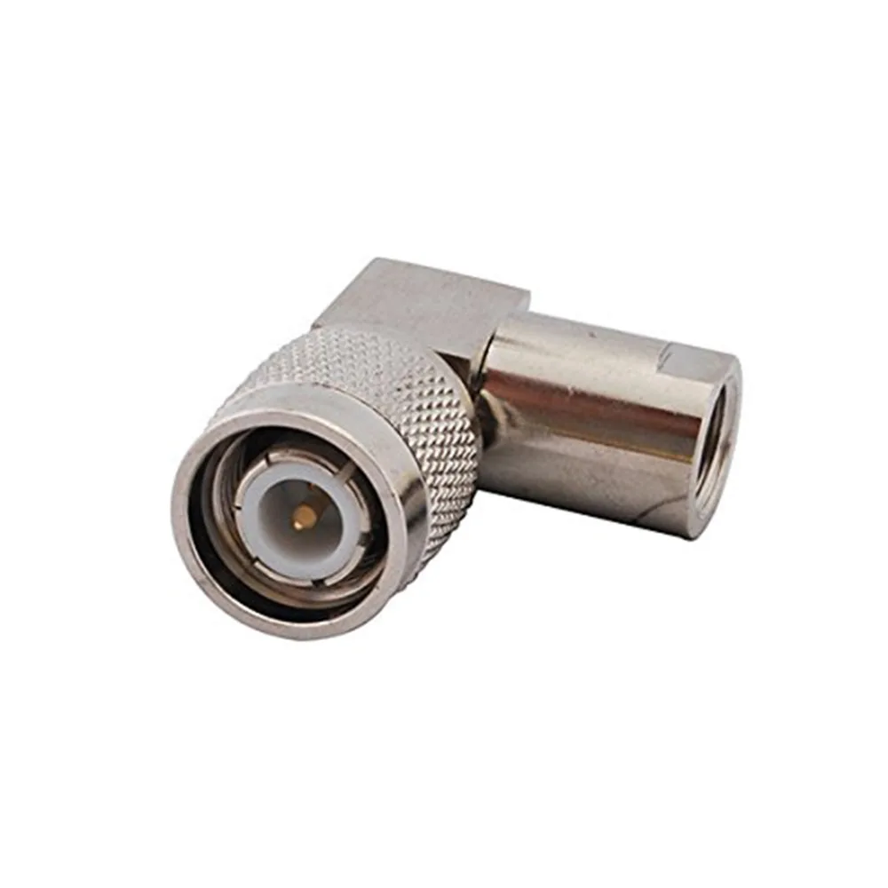 FME Male to TNC Male RF Adapter TNC Plug to FME Plug Right Angle for Wireless Antenna RF Wire Terminal Copper Alloy Connector
FME Male to TNC Male RF Adapter TNC Plug to FME Plug Right Angle for Wireless Antenna RF Wire Terminal Copper Alloy Connector