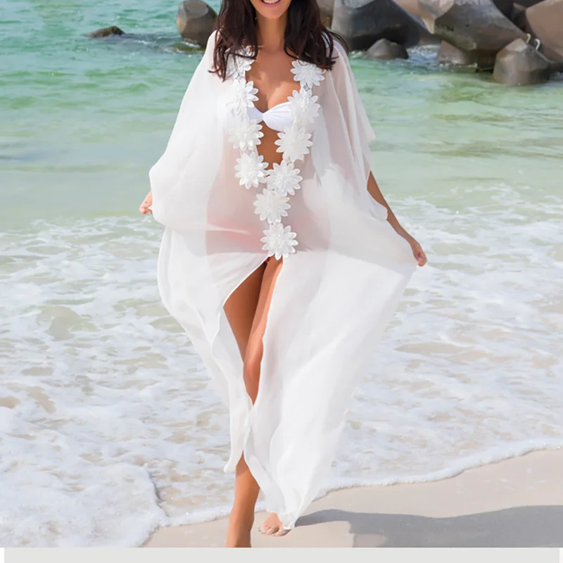 Honeymoon Dress Beach Cover up Dress Lace Beach Tunic Pareos Swimwear Women 2019 Bikini cover up Chiffon Swimsuit Cover up
Honeymoon Dress Beach Cover up Dress Lace Beach Tunic Pareos Swimwear Women 2019 Bikini cover up Chiffon Swimsuit Cover up