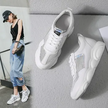 Women Shoes Autumn White Shoes Sneakers Women Fashion Genuine Leather Platform Shoes Ladies Footwear Breathable Mesh Sneakers
Women Shoes Autumn White Shoes Sneakers Women Fashion Genuine Leather Platform Shoes Ladies Footwear Breathable Mesh Sneakers