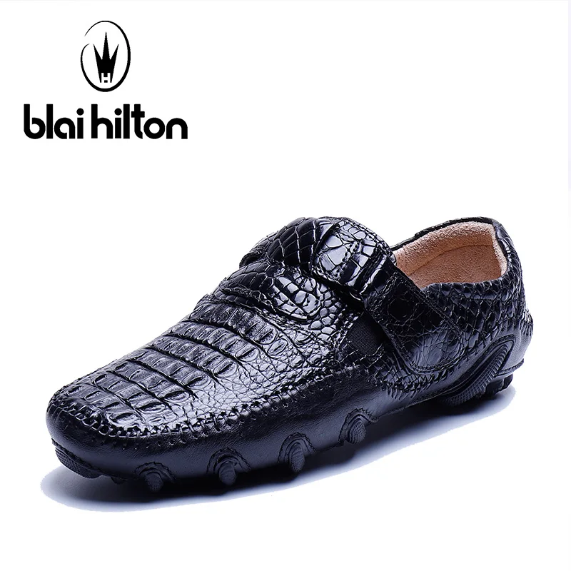 Blai Hilton 2018 New Arrival Top Brand 100% Genuine Cow Leather Men Casual Shoes Luxury Slip-On Crocodile skin Loafers Shoes
Blai Hilton 2018 New Arrival Top Brand 100% Genuine Cow Leather Men Casual Shoes Luxury Slip-On Crocodile skin Loafers Shoes