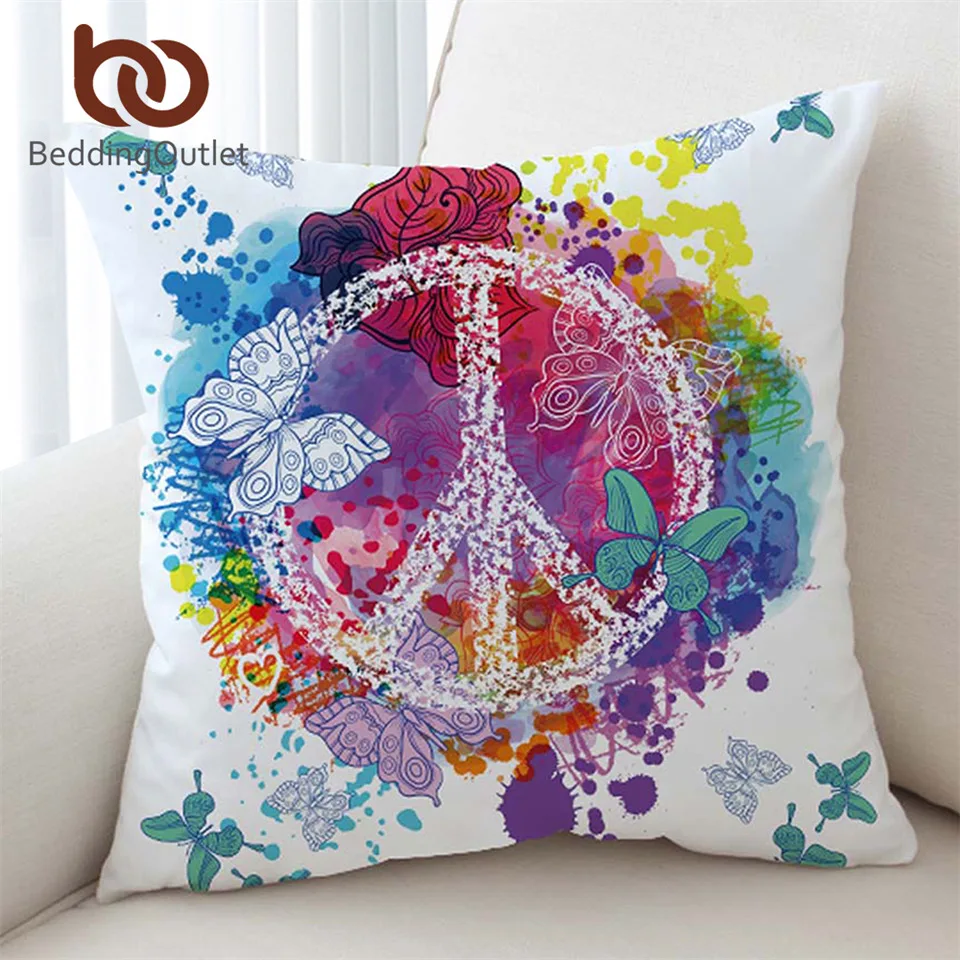 BeddingOutlet Watercolor Butterfly Cushion Cover Colorful Printed Pillow Case Throw Cover Peace Design Pillow Cover 2 Sizes
BeddingOutlet Watercolor Butterfly Cushion Cover Colorful Printed Pillow Case Throw Cover Peace Design Pillow Cover 2 Sizes