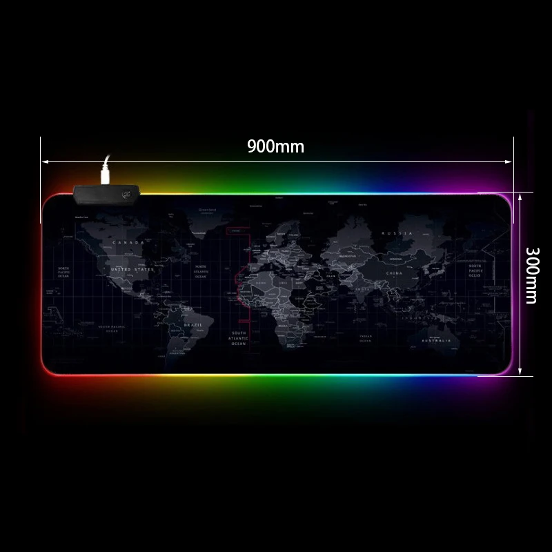 RGB Backlit Gaming Mouse Pad Large RGB Mouse Pad Gamer Big Mouse Mat Computer Mousepad World Map Mause Pad Keyboard Desk Mat
RGB Backlit Gaming Mouse Pad Large RGB Mouse Pad Gamer Big Mouse Mat Computer Mousepad World Map Mause Pad Keyboard Desk Mat