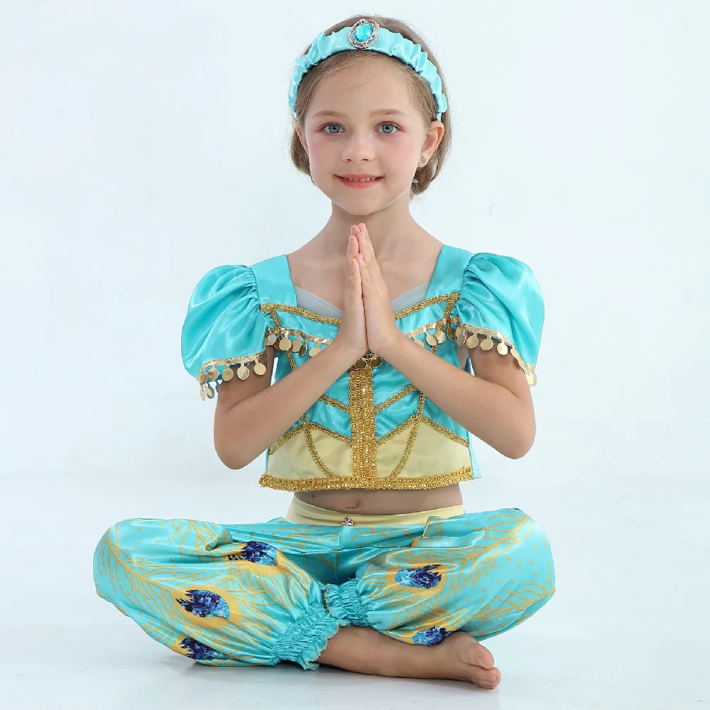 Aladdin Lamp Princess Jasmine Cosplay Costume Girls Halloween Fantasia Arab Princess Fancy Dress Up Outfit Girls Jasmine Costume
Aladdin Lamp Princess Jasmine Cosplay Costume Girls Halloween Fantasia Arab Princess Fancy Dress Up Outfit Girls Jasmine Costume